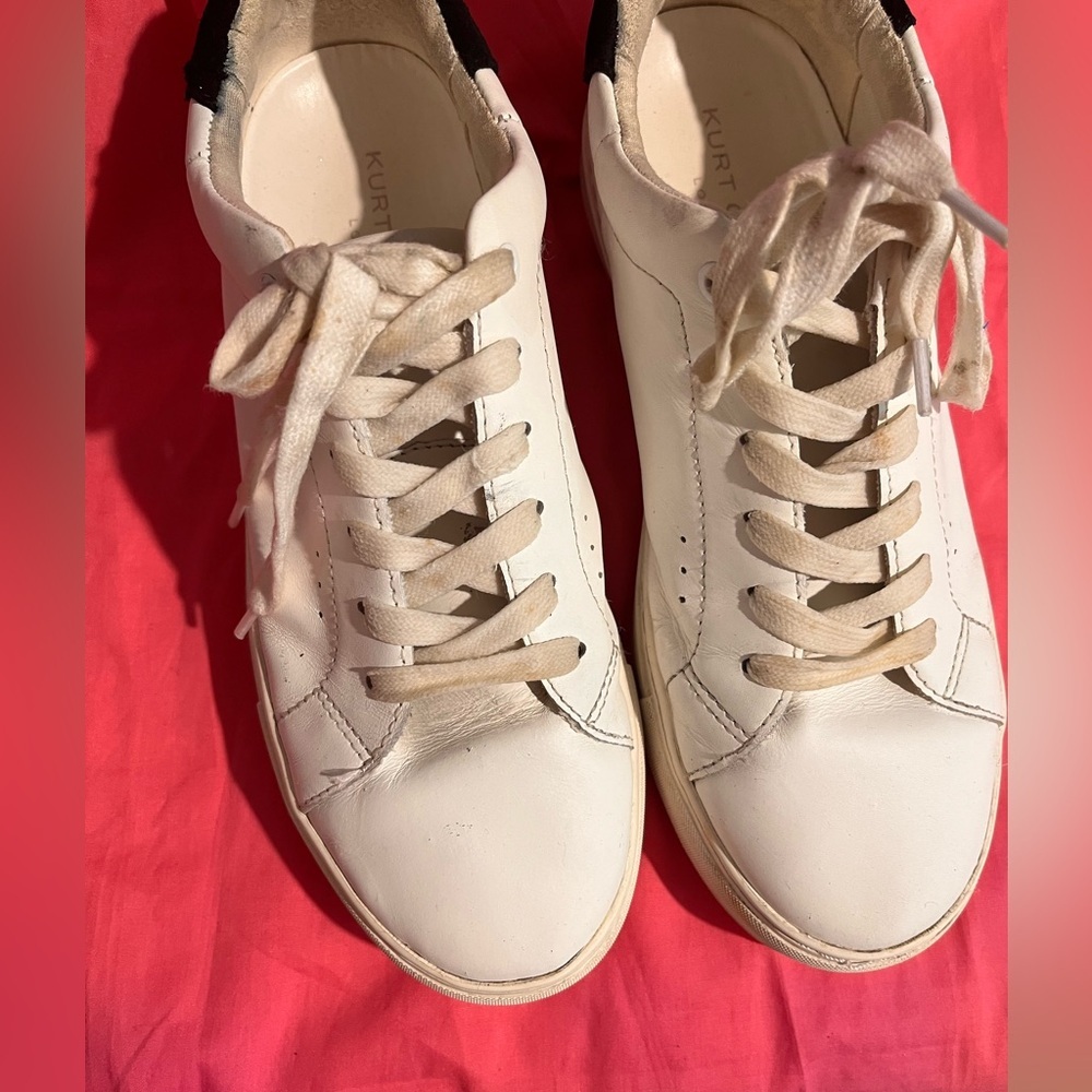 Kurt Geiger Cream High-Top Sneakers - Picture 2 of 7